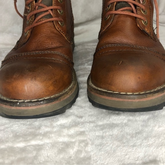 Geox Brown Leather Shoovy Urban Ankle Boot Amphibiox Size 40 (7) - Picture 3 of 11